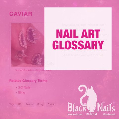 Nail Art Glossary Dictionary Encyclopedia