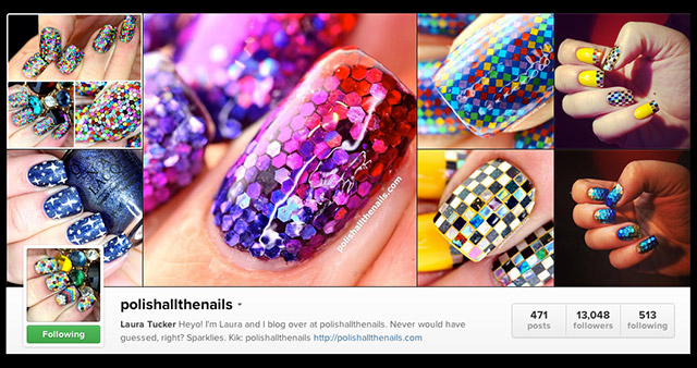 Polish all the Nails on Instagram
