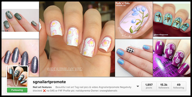 SG Nail Art Promote on Instagram
