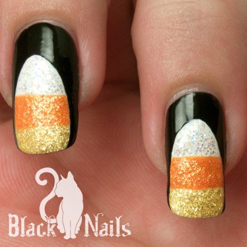 Sparkly Candy Corn Close Up