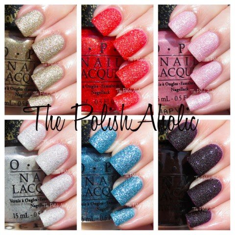 Opi Bond Girls Collection Swatches by The PolishAholic